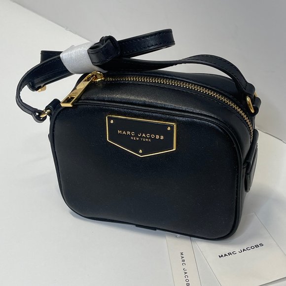 (new+tag) Marc Jacobs women leather crossbody black - Picture 13 of 14